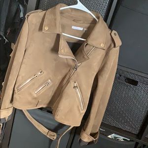 Suede rocker style jacket
